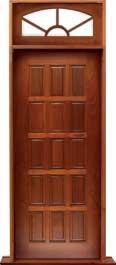 15 panel: door in frame