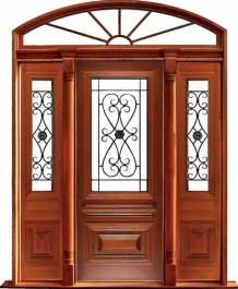sovereign iron: double door + sidelight on right