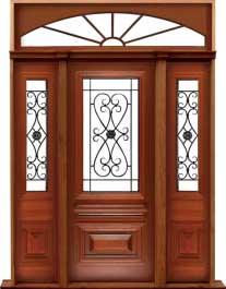 sovereign iron: double door + sidelight on right
