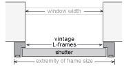 Vintage-L-frame