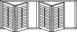 4panel 2-pair-hinged-left-T-post-(LLTLL)